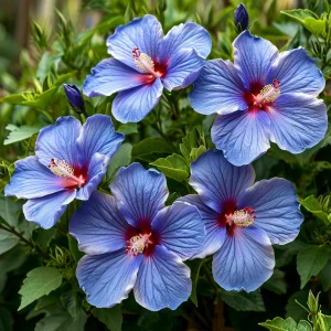 Гибискус садовый Блуминг Квин купить по цене от 259р. в интернет-магазине «Посадика» с доставкой почтой в в Костомукшае и по всей России – [изображение №1].