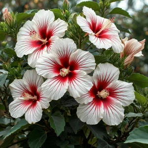 Гибискус Рэд Элеганс купить по цене от 380р. в интернет-магазине «Посадика» с доставкой почтой в в Костомукшае и по всей России – [изображение №1].