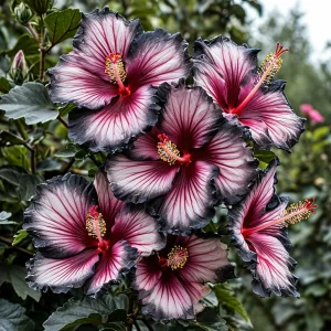 Гибискус садовый Самер Бридж купить по цене от 306р. в интернет-магазине «Посадика» с доставкой почтой в в Костомукшае и по всей России – [изображение №1].