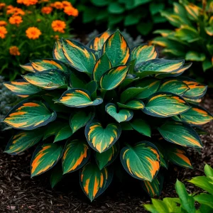 Хоста Бархатный Полог купить по цене от 560р. в интернет-магазине «Посадика» с доставкой почтой в в Костомукшае и по всей России – [изображение №1].