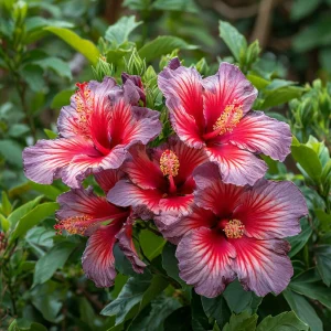 Гибискус Кримсон Флейм купить по цене от 479р. в интернет-магазине «Посадика» с доставкой почтой в в Костомукшае и по всей России – [изображение №1].