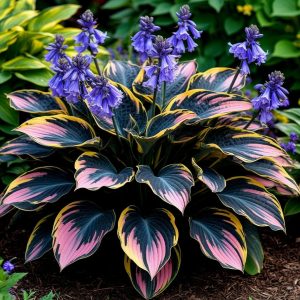 Хоста Пайн Эхо купить по цене от 699р. в интернет-магазине «Посадика» с доставкой почтой в в Костомукшае и по всей России – [изображение №1].