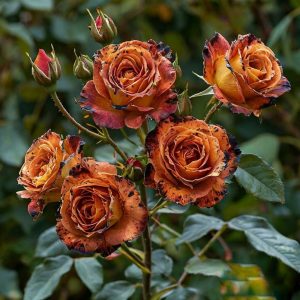 Роза плетистая Оранжевый Бриллиант купить по цене от 450р. в интернет-магазине «Посадика» с доставкой почтой в в Костомукшае и по всей России – [изображение №1].